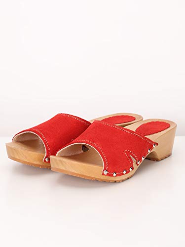 Ladeheid Zoccoli Sabot Donna LAFA083 (Rosso, 35