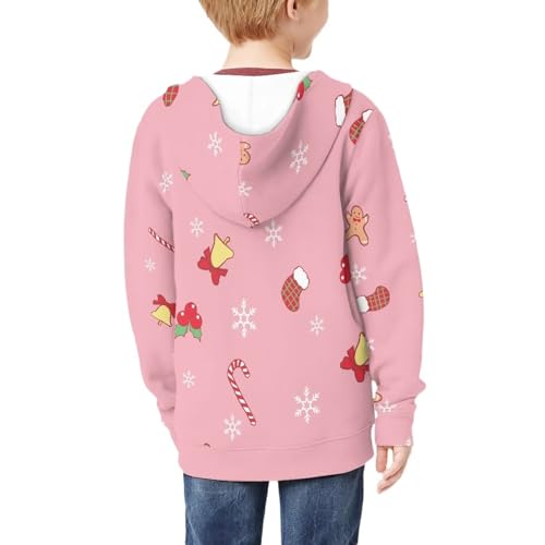 Image of Biyejit Kids Novelty 3D Graphic Printed Hooded Sweatshirt