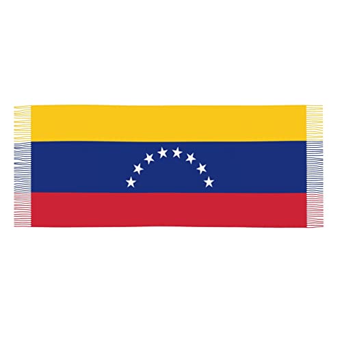 Women'S Flag Of Venezuela Oversize Tassel Shawl Scarf Wraps For Women3