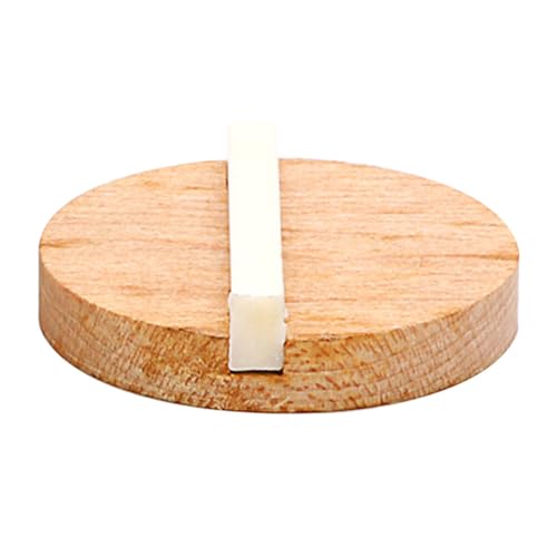 Vaguelly Resonator Guitar Biscuit Plate Replacing Biscuit Bridge Saddle Acoustic Guitar Accessories Bone Nut for Guitar Ox Bone Wood Constructi