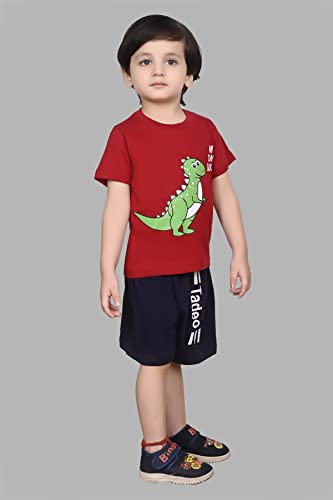 Image of TADEO T-shirt & Shorts Set for Boys | Top & Bottom Set for Kids | 2 Pc Set for Children | Coordinate Set for Toddlers | All