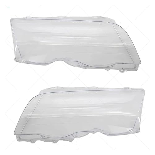 Jeu phares BMW E46 4 portes anti-jaunissement coque claire