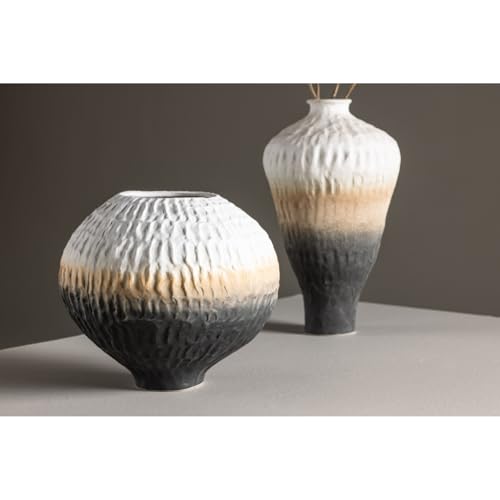 Vase tricolore Pane 21cm multicolore pour décoration intérieure moderne