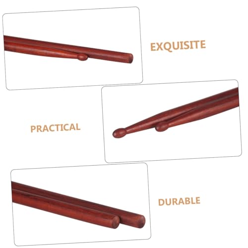 Baquetas prácticas para percusión 1 par Brown 41 cm miniatura 4