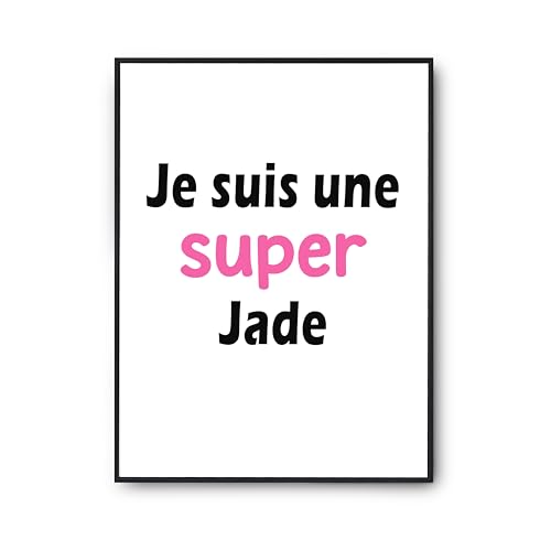 Affiche humoristique Jade pour un salon unique : poster déco Otshirt fabriqué en France