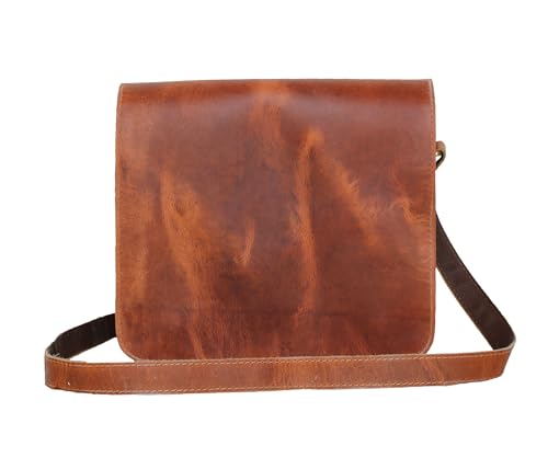 leather messenger bag laptop case office briefcase gift for men computer distressed shoulder bag2
