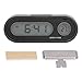 Orologio Digitale per Auto, 2 in 1 Orologio da Auto con LED Termometro LCD Retroilluminazione Cruscotto per Auto Universale Mini Orologio Elettronico