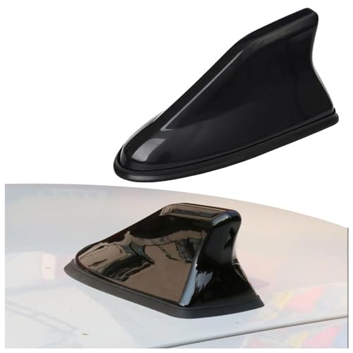 Antena aleta de tiburón para techo de coche Hyundai ix35 2018-2020 con radio AM/FM en color negro