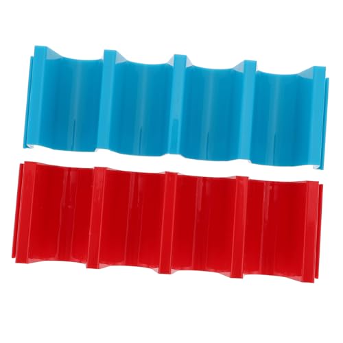 STOBAZA 2Pcs Taco Rack Stand Compact Taco Holder for Tacos Pancakes Hot Dogs Stackable Design for Smooth Edges for Safe Use for Home Kitchen Dining