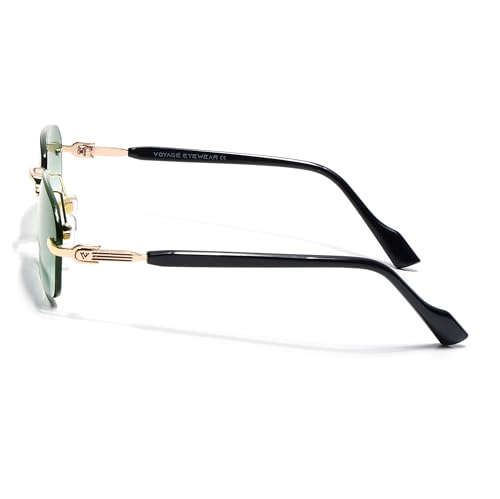 Image of Voyage UV Protected Rimless Sunglasses for Men & Women