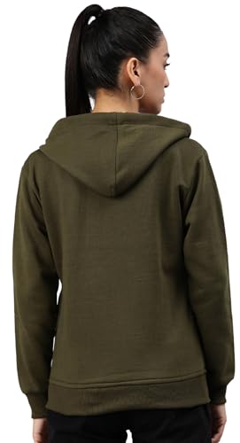 Image of ADBUCKS Women's Cotton Winter Jacket Sweatshirts Casual Drawstring Clothes Zip Up Hoodie With Front Pocket Ii Womens Hoodies Ii Womens Jacket Ii Winter Sweater Hoodie For Women & Girls