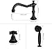 Solid Brass Bathroom 5 Pcs Bathtub Faucet Shower Set Deck Mounted 2 Handles ORB Black 3 Pcs Bathtub Basin Mixer Faucet