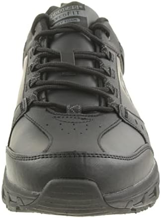 Skechers mens Skechers Men's Vigor 3.0 With Goodyear Rubber Outsole Oxford, Black/Black, 9.5 Wide US | Image 3