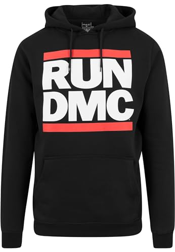 Mister Tee Herren Run DMC Logo Hoodie, Schwarz, XS