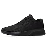 MAIITRIP Womens Walking Shoes,Ultra Lightweight Breathable Tennis Running Shoes Mesh Non-Slip Casual Comfortable Fashion Sneakers Work Gym Workout Athletic Sport Cuhioning Trainers Black Size 7