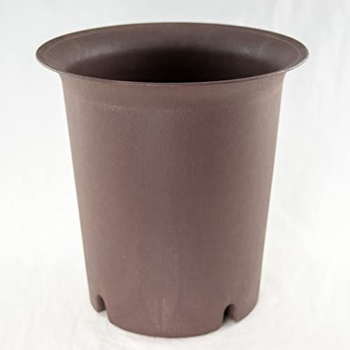 Calibonsai Round Cascade Plastic Bonsai, Succulent Pot & Orchid Planter 7.75inchx 7.75inchx 8inch...