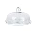 PETAAA 20/26/29 cm Dessert patera na tort z pokrywką, Life Food Server Home naczynia kuchenne pokrywa szklana słodycza Donut dzwonek do ciasta wielofunkcyjny (rozmiar: 29 cm)