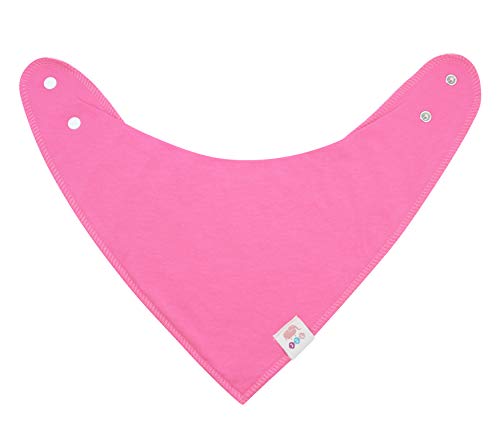 M.M.C. Baby effen driehoekige sjaals 8 stuks halsdoek van katoen met verstelbare drukknopen spuugdoek slabbetje voor… - Image 8