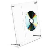 Attrait esthétique : grâce à son aspect transparent, le support pour CD apporte une touche d’élégance et convient aux bureaux et aux espaces commerciaux. petit support pour cd, présentoir pour CD