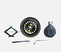 Ersatzrad Kit 18 Zoll kompatibel mit Peugeot 3008,5008 (5 Löcher) Citroen C5 Aircross DS 7 (Crossback), Opel Grandland X mit Wagenheber, Schlüssel und Tasche 135/80r18