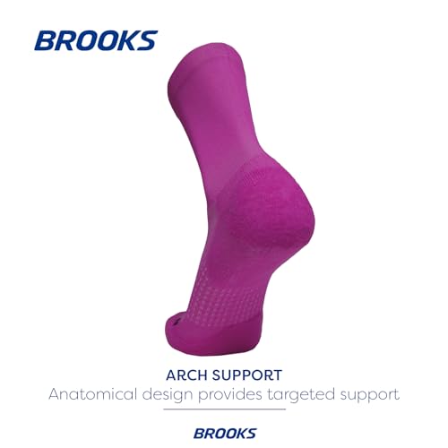 Brooks Ghost Crew Socks I Performance Running Cushioned Socks with Arch Support for Men & Women3