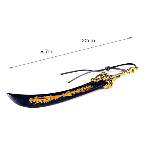 Arazi 1PCSPLASTICBOX-66071472 Starscourge Greatsword Model,8.7In/22Cm,All Metal, Leather Scabbard thumb #1