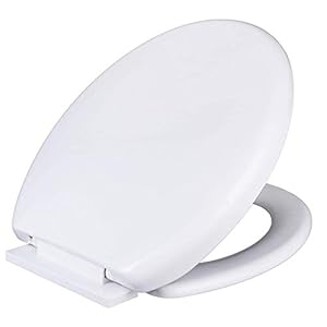 Mass Dynamic Soft Close Toilet Seat with Quick Release for Easy Cleaning Toilet Seats, Easy Top Fixing with Adjustable…