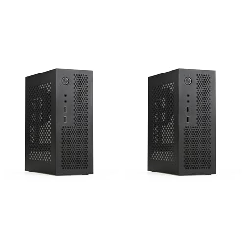 Swagell 2X A09 HC Rs[^[ P[X ~j ITX Q[~O PC V[V fXNgbv V[V USB2.0 Rs[^[ P[X ƒpRs[^[ P[X ubN, 750132253