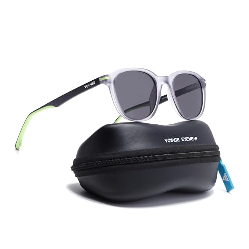 Image of Voyage Square UV Protected & Polarized Sunglasses for Men & Women