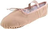 Elastic draw-string tie Dance Class Women\'s B403 Full Sole Leather Ballet Slipper,Pink,6.5 M US