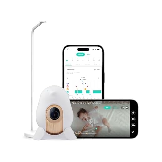 CuboAi Smart Baby Monitor 3 with Floor Stand, 2.5K QHD Night Vision WiFi Camera, 2-Way Audio, Temperature & Humidity Sensor, Lullabies, Sleep Safety Alerts for Covered Face, App Control