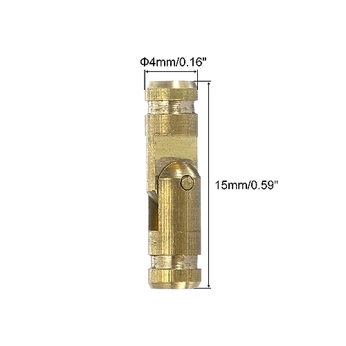 uxcell Invisible Brass Barrel Hinges - Image 2