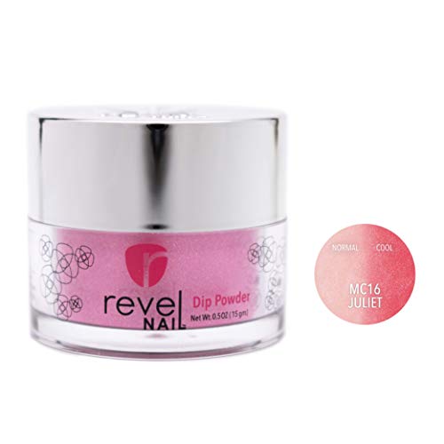 Revel Nail Dip Powder | for Manicures | Nail Polish Alternative | Non-Toxic & Odor-Free | Crack & Chip Resistant | Can Last Up to 8 Weeks | 1oz Jar | Mood Changing | Juliet