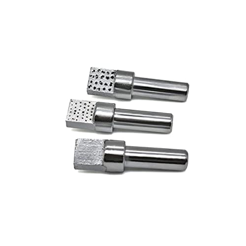 Generic 3X Handheld Wheel Dresser Grinding Tool Square Head Diamond Grinding Wheel Handle Head Tool Pen for Grinding Wheels Stone Deburring, 5cmx10cm