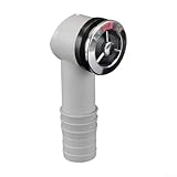 Niceminiwall 1 Stück Überlaufrohre, Badezimmer-Keramik-Waschbecken-Überlauf, Marmorspüle, Überlaufkopf, für Standard 30–32 mm, runde Schnittstelle, einfache Einrichtung, langlebig