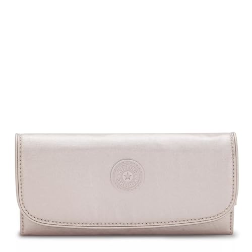 Kipling Carteira de encaixe Money Land, Brilho metálico, One Size