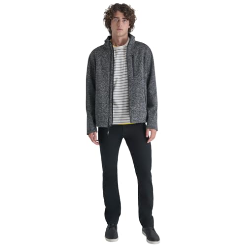 Image of DKNY Men's Water Resistant Soft Sweater Fleece Jacket