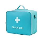 MGizo DtiSpectrum メディカルポーチ お薬収納ポーチ ショルダーストラップ 取り外し可能 救急パック 医療ポーチ 救急用品入れ 大容量 薬箱 応急処置 ハンドル付き 家庭用医療バッグ アウトドア 緊急 防災