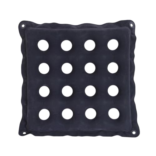 Ynnhik Cojín inflable de aire, cojín de aire inflable - Almohadilla de gofres inflable portátil para aliviar la presión, almohadilla de asiento de camping ligera y transpirable para silla de oficina