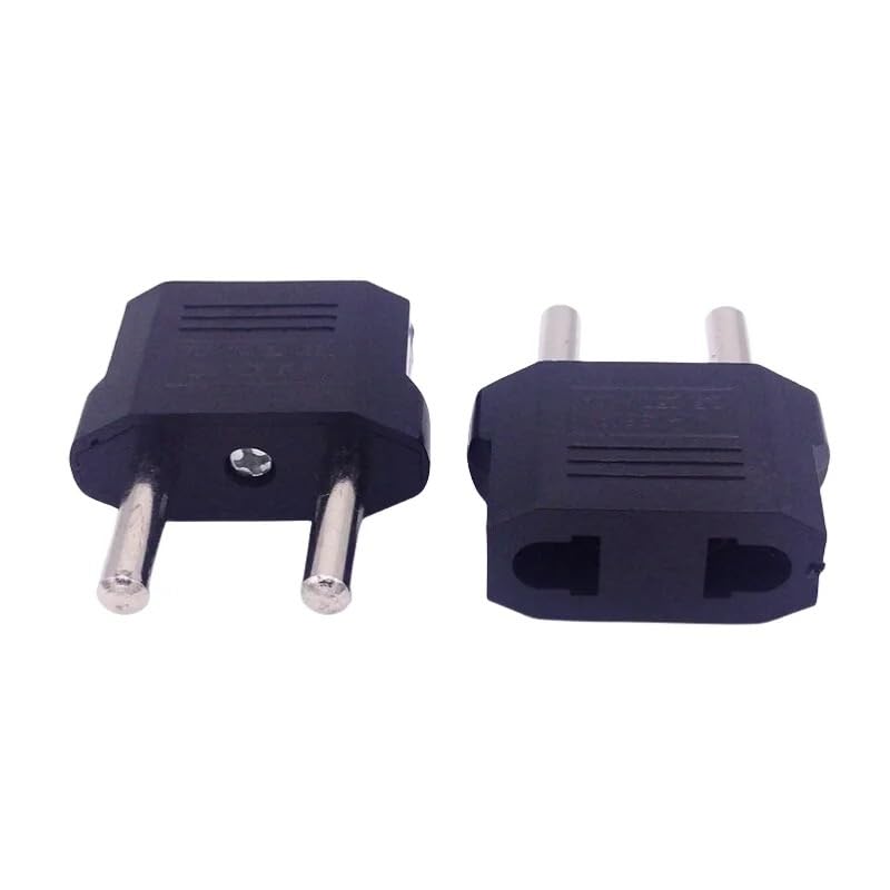 100 sztuk/worek Mały CN JP US do UE KR RUS 4,8 mm AC Power Plug Adapter Konwerter Podróżny Do Korei Rosja Indonezja Europejski