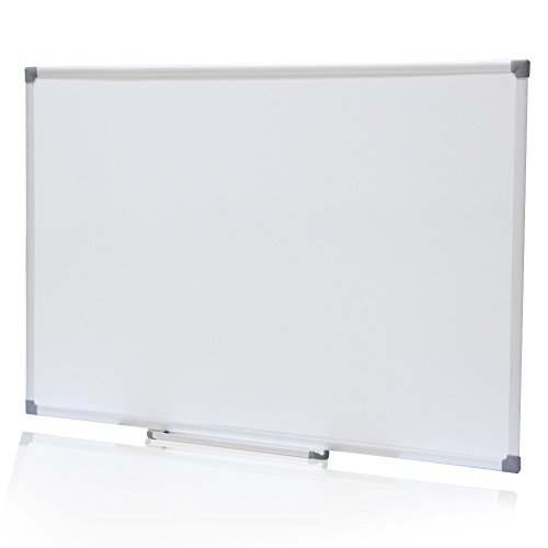 VIZ-PRO Cat-Eye Magnetic Whiteboard/Dry Erase Board, 36 X 24 Inches, Silver Aluminium Frame