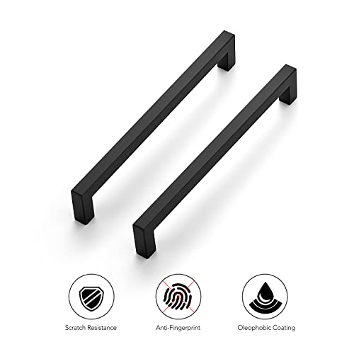 Ravinte 18 Pack 8 Inch Square Cabinet Handles - Matte Black Pulls for Kitchen Drawers and Cabinets - Hardware for Cupboards by Ravinte - Image 8
