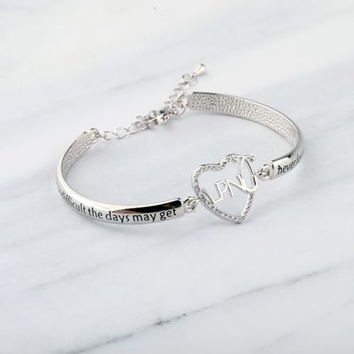 LPN Nurse Charm Bracelet Licensed Practical Nurse Appreciation Graduation Gift for Nursing Students Jewelry3