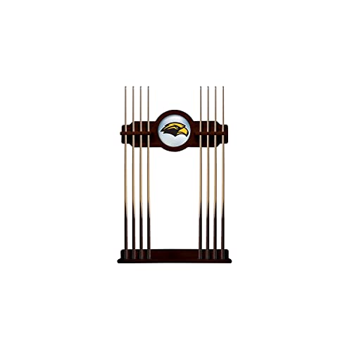 Southern Miss Cue Rack in English Tudor Finish by Holland Bar Stool