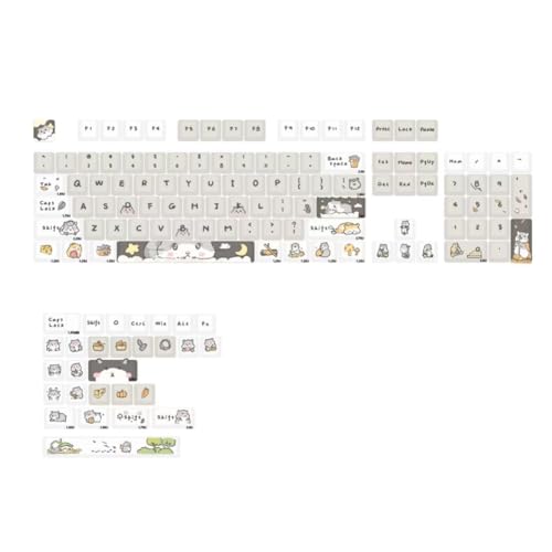 Keycaps Anglais pour Clavier Mécanique Finition Premium Kit Complet 132 Touches