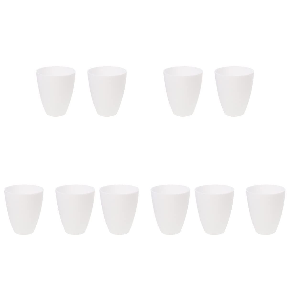 Uonlytech White Chandelier 10 pcs Lamp Table lamp Shade Horseshoe lampshade Small lamp Shades Shade Replacement Small Globe Light Bulbs