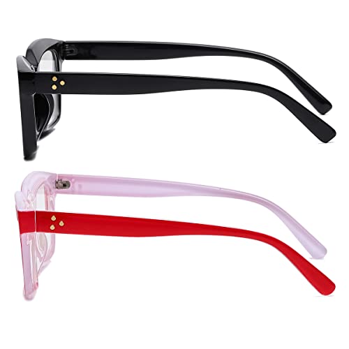 Image of JOVAKIT Non Prescription Glasses for Women Men Fashion Square Frame Eyeglasses