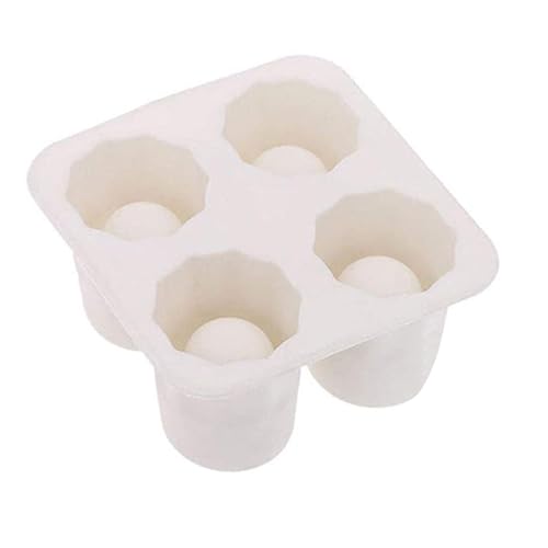 Molde para cubos de hielo cilíndricos con tapa blanca miniatura 3