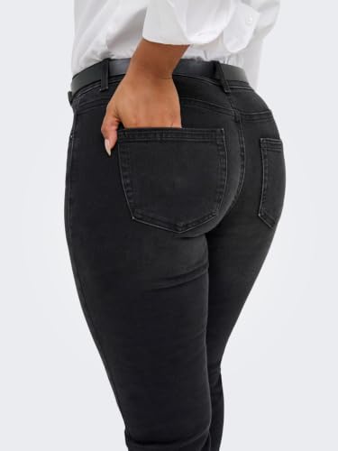 Image of ONLY Flare Fit Ankle Length Cotton Womens Jeans (S22ON15233833-P)