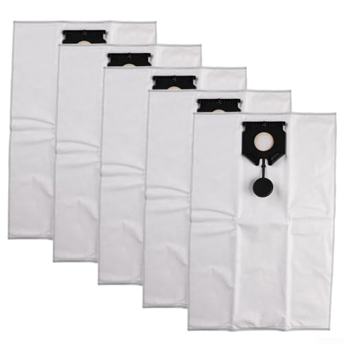 Image of 5 Count Vacuum Cleaner Bags Compatible with For Karcher NT 40/1 NT 50/1 Tact 2.889-155.0 Wet Dry Vacuum Models